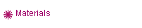 materials